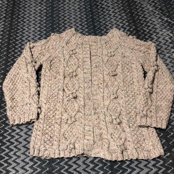 Knit/Crocheted Open Sweater Cardigan - Picture 1 of 14